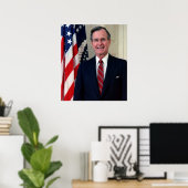 George H.W. Bush Poster (Heimbüro)