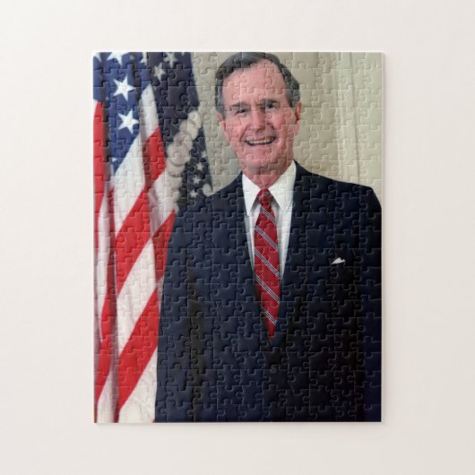 George H. W. Bush Puzzle (Vertikal)