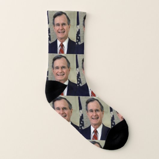 George H W Bush Socken (Links - Innen)