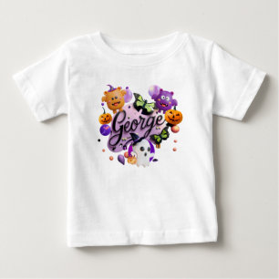 "George" Halloween niedlicher Baby-T - Shirt