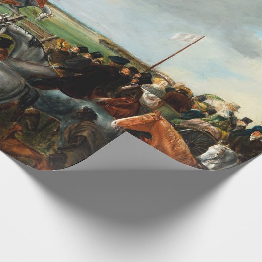 George Hamilton der erste Steeplechase im Süden Geschenkpapier (Ecke)