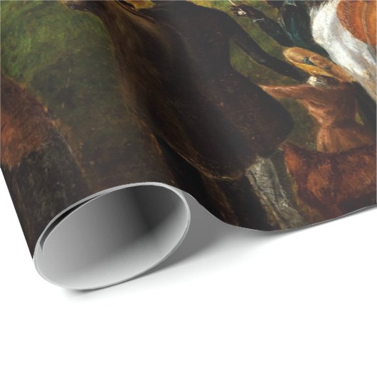 George Hamilton der erste Steeplechase im Süden Geschenkpapier (Rolleneckpunkt)