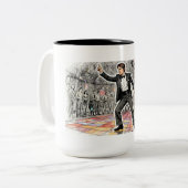 George Hamilton (Resident Evil Outbreak) Zweifarbige Tasse (Vorderseite Links)