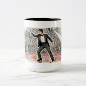 George Hamilton (Resident Evil Outbreak) Zweifarbige Tasse (Mittel)