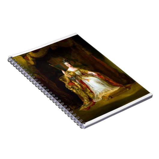 George Hayter Portrait of Queen Victoria Notizblock (Rechte Seite)