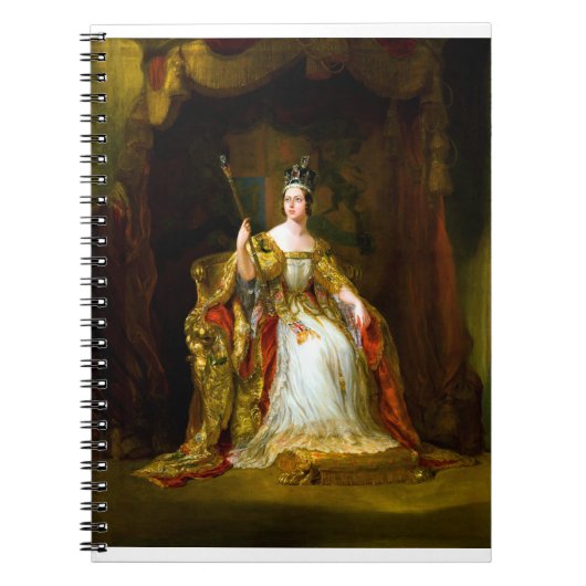 George Hayter Portrait of Queen Victoria Notizblock (Vorderseite)