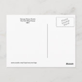 George Henry Durrie Half Way House Country Winter Postkarte (Rückseite)