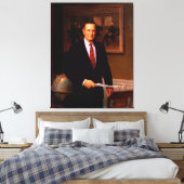 GEORGE HERBERT WALKER BUSH von Herbert Abrams Leinwanddruck (Insitu (Schlafzimmer))
