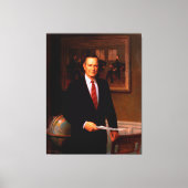 GEORGE HERBERT WALKER BUSH von Herbert Abrams Leinwanddruck (Vorderseite)