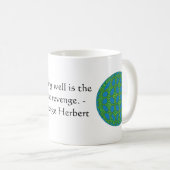 George Herbert Zitat mit wunderbarem Design Kaffeetasse (VorderseiteRechts)