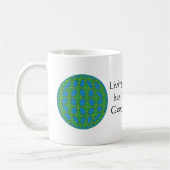 George Herbert Zitat mit wunderbarem Design Kaffeetasse (Links)
