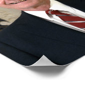 George HW Bush Offiziell Portrait Poster (Ecke)