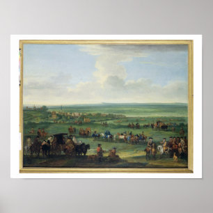 George I (1660-1727) at Newmarket, 4th or 5th Octo Poster