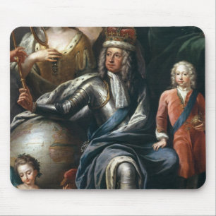 George I und sein Enkel, Prinz Frederick Mousepad