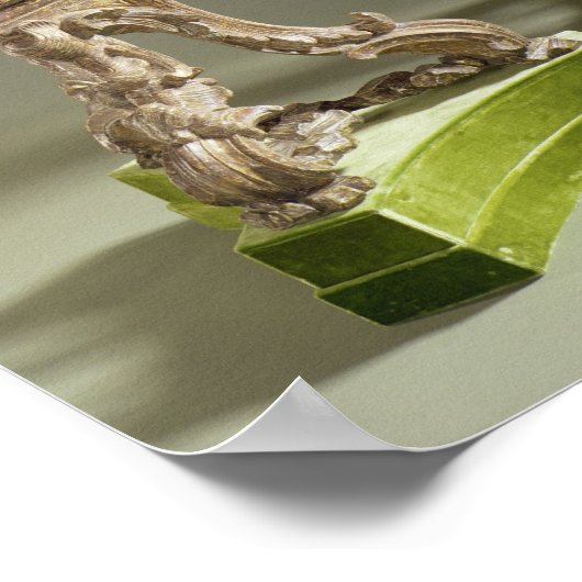 George II chinoiserie torcheres, c.1750 Poster (Ecke)