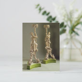 George II chinoiserie torcheres, c.1750 Postkarte (Stehend Vorderseite)