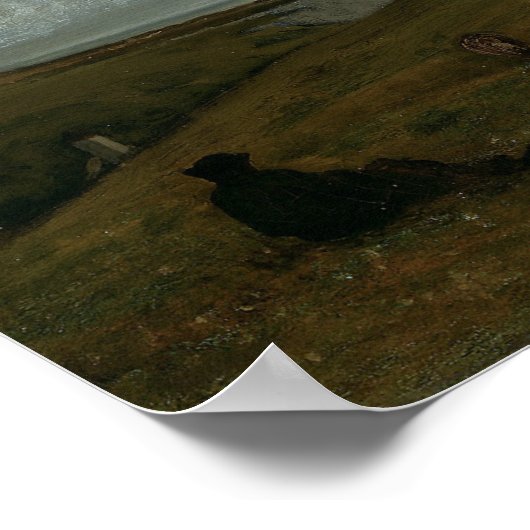 George Inness - Der Sturm Poster (Ecke)