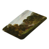 George Inness - Die alte Mühle Magnet (Linke Seite)