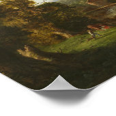 George Inness - Die alte Mühle Poster (Ecke)