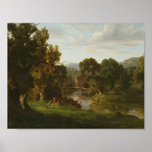 George Inness - Die alte Mühle Poster