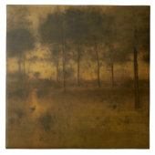 George Inness - Die Zuhause des Helden Fliese (Vorderseite)