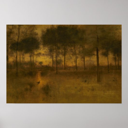 George Inness - Die Zuhause des Helden Poster (Vorne)