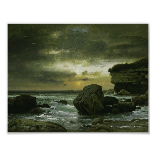 George Inness - Eine Marine Fotodruck (Vorne)