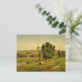 George Inness - Landschaft Postkarte (Stehend Vorderseite)