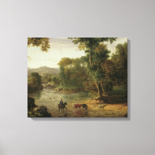 George Inness - Über das Ford Leinwanddruck (Vorderseite)