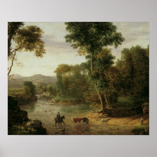 George Inness - Über das Ford Poster (Vorne)