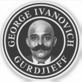 George Ivanovich Gurdjieff Aufkleber (Vorderseite)