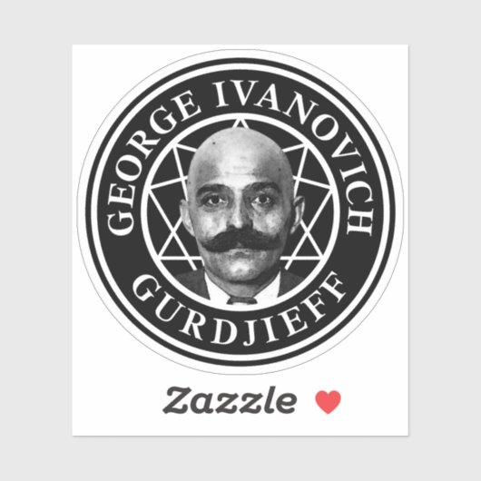 George Ivanovich Gurdjieff - V2 Aufkleber (Blatt)