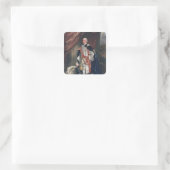 George John Spencer Quadratischer Aufkleber (Tasche)