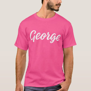 George – Klassisches, starkes Namenskonzept T-Shirt