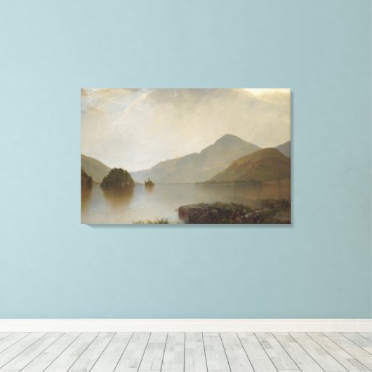 George Lake Leinwanddruck (Insitu (Holzboden))