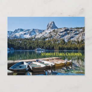 George Lake, Mammoth Seen, Kalifornien, Postcard Postkarte