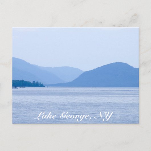 George Lake, N.Y Postcard - Maßgeschneidert Postkarte (Vorderseite)