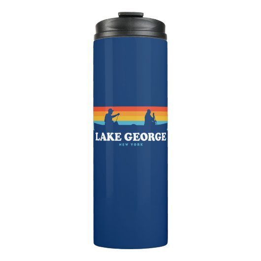 George Lake, New York Canoe Thermosbecher (Vorderseite)