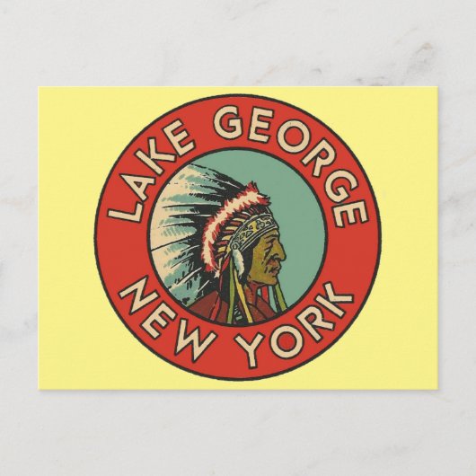 George Lake, New York - Postcard Postkarte (Vorderseite)