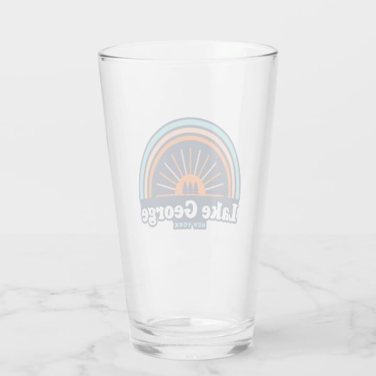 George Lake, New York Rainbow Glas (Rückseite)