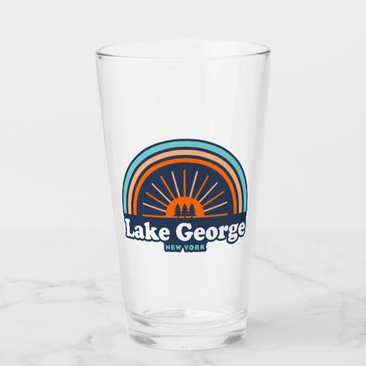 George Lake, New York Rainbow Glas (Vorderseite)