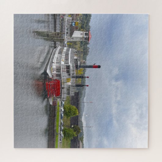 George Lake, New York, Steamship Jigsaw Puzzle (Horizontal)