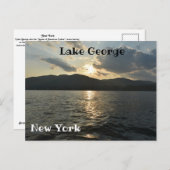 George Lake Postkarte (Vorne/Hinten)