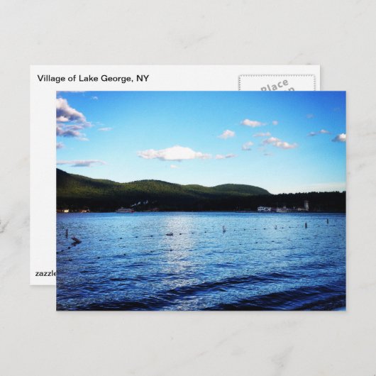 George Lake Postkarte (Vorne/Hinten)