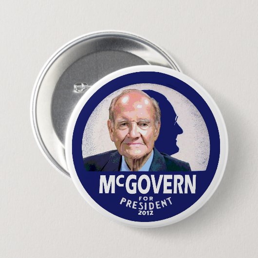 George McGovern für Präsidenten 2012 Button (Vorne & Hinten)
