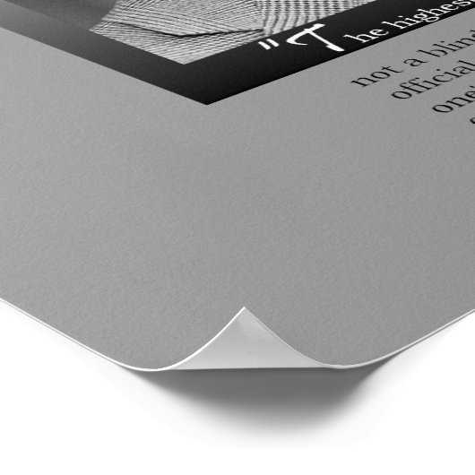 George McGovern Memorial Poster (Ecke)