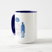 George muss der Tasse helfen (Vorderseite Links)