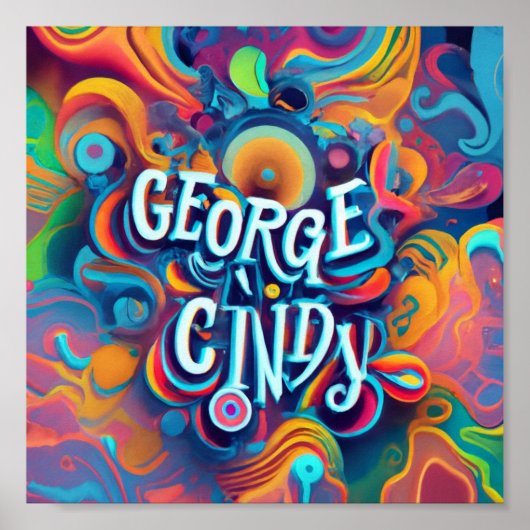 George N Cindy Poster (Vorne)