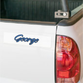 George Name blue Aufkleber Sticker Autoaufkleber (Auf Lkw)