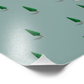 George New York Map Fotodruck (Ecke)